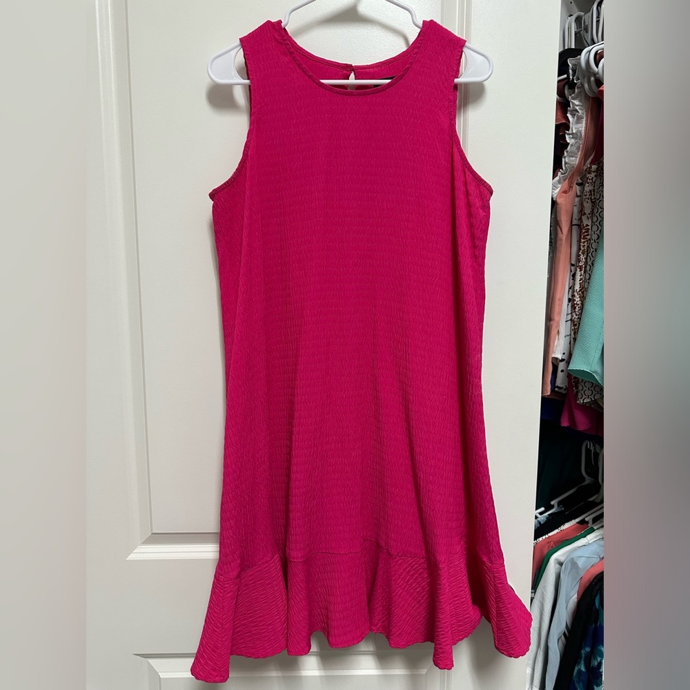 Tommy Hilfiger ruffle bottom dress
